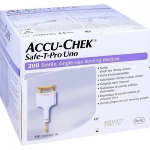 ACCU-CHEK Safe-T Pro Uno Lancets 200s price in Pakistan